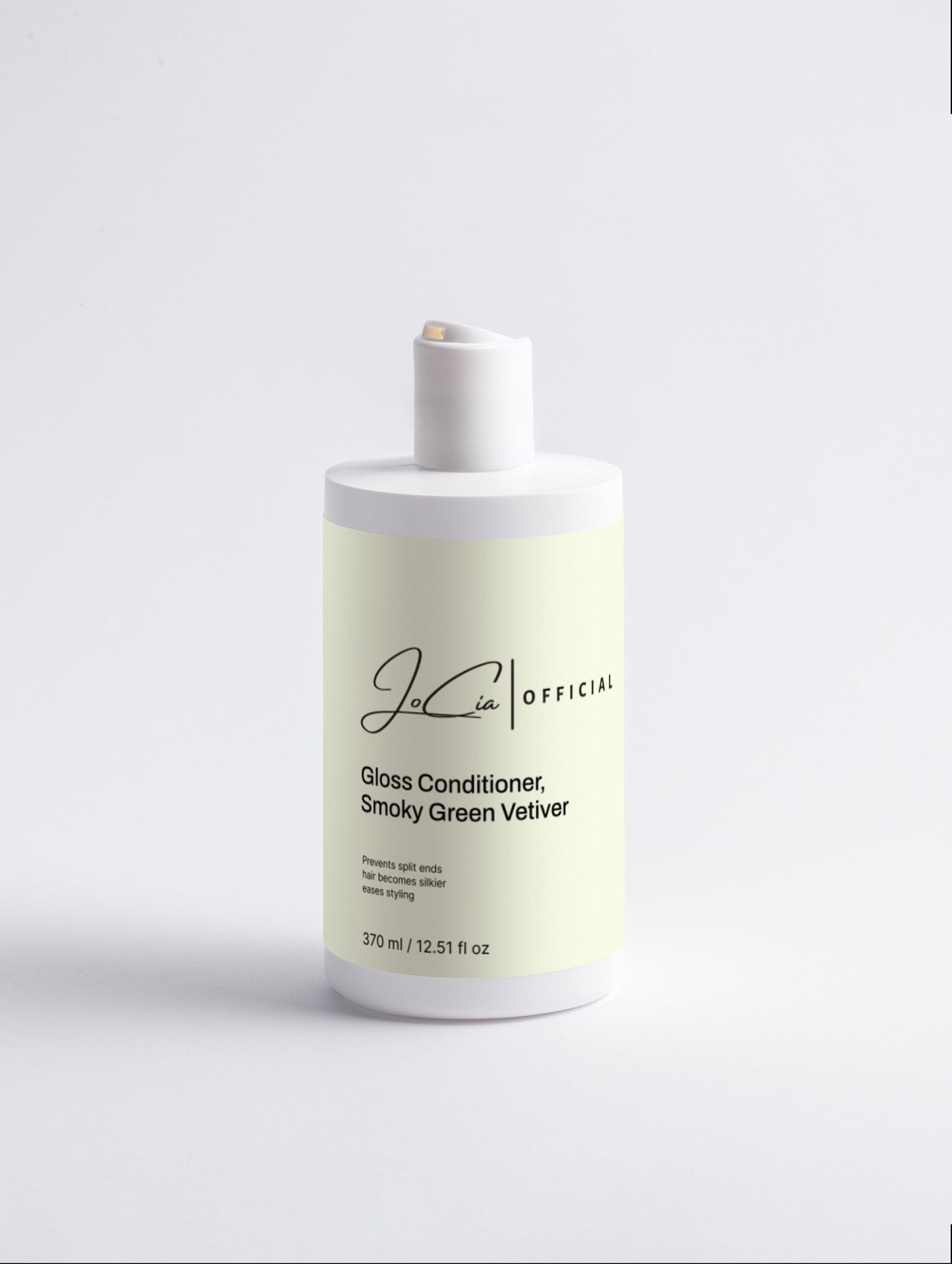 Jocia Purifying Gloss Conditioner, Smoky Green Vetiver. Restores Glow & Volume.