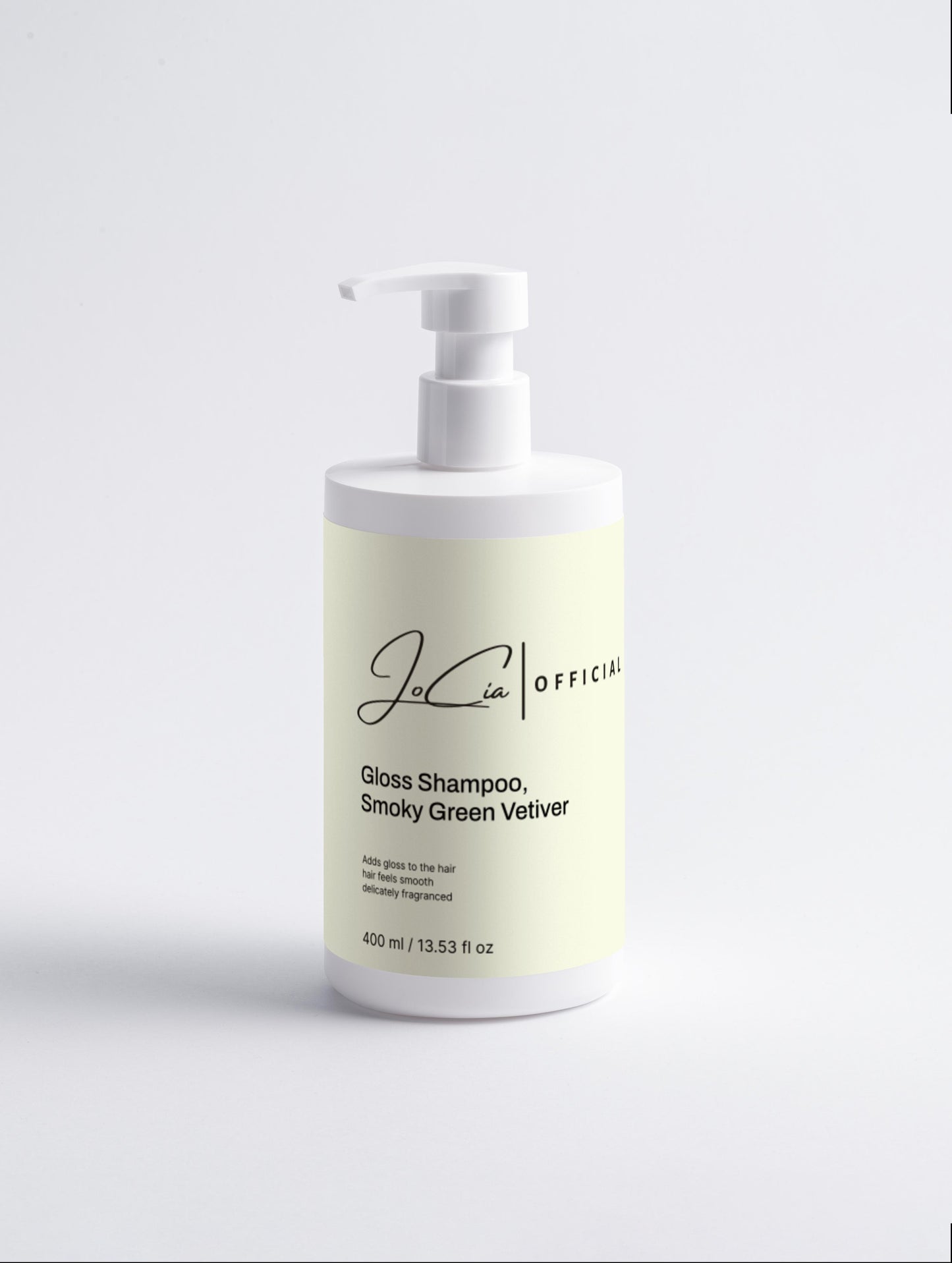 JociaPurifying Gloss Shampoo, Smoky Green Vetiver. Helps to Restore Glow & Volume.